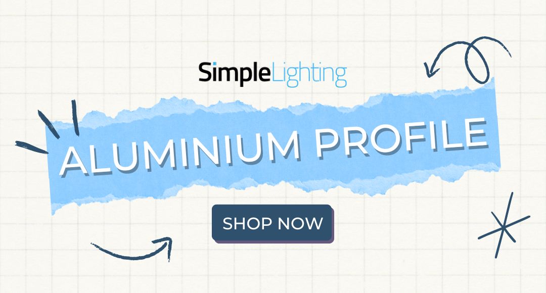 Aluminium profile banner