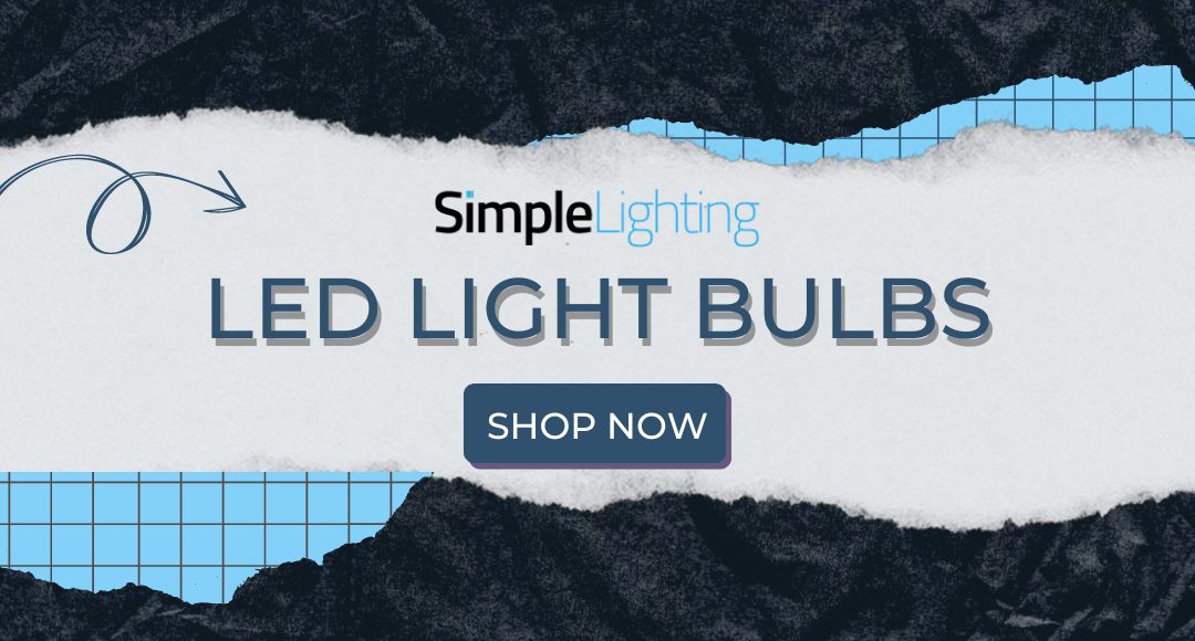 LED light bulb banner