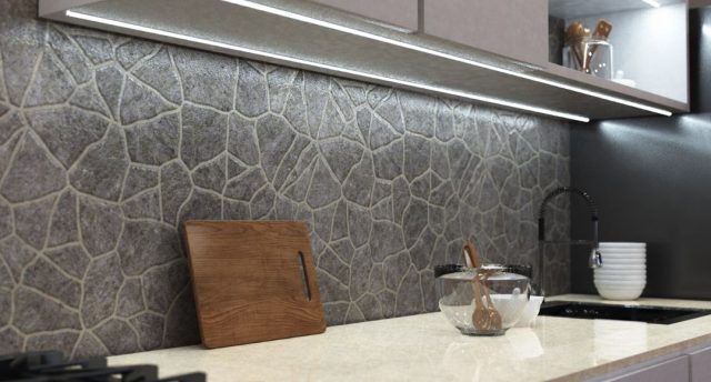 cool white under cabinet strip light