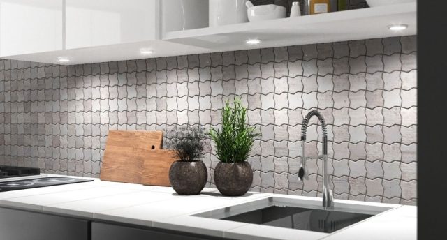 kitchen with under cabinet lights