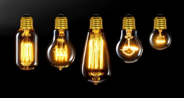different light bulbs
