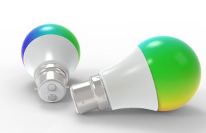 Two Colour-Changing LED Bulbs