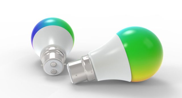 Two Colour-Changing LED Bulbs