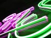 close up photo of LED neon lights