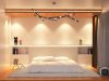 Bedroom with warm white light