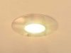 Single downlight in bathroom ceiling