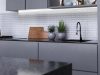 Modern kitchen with LED downlights (angle 1)