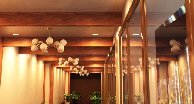 Sustainability at Simple Lighting: How We’re Shaping a Greener Future with LED Innovation hallway illuminated by LED downlights