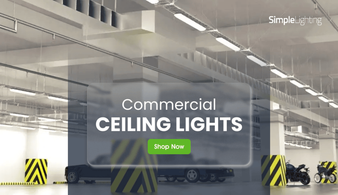 Simple Lighting Commercial Ceiling Lights Shop Now Banner