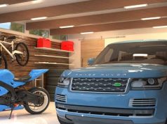 How to Light a Dark, Windowless Garage Garage with LED batten lights (angle 1)