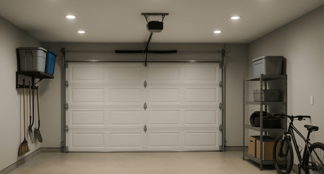 What IP Rating Do You Need for Garage Lighting? Grarage with LED downlights (no vehicle and closed door)