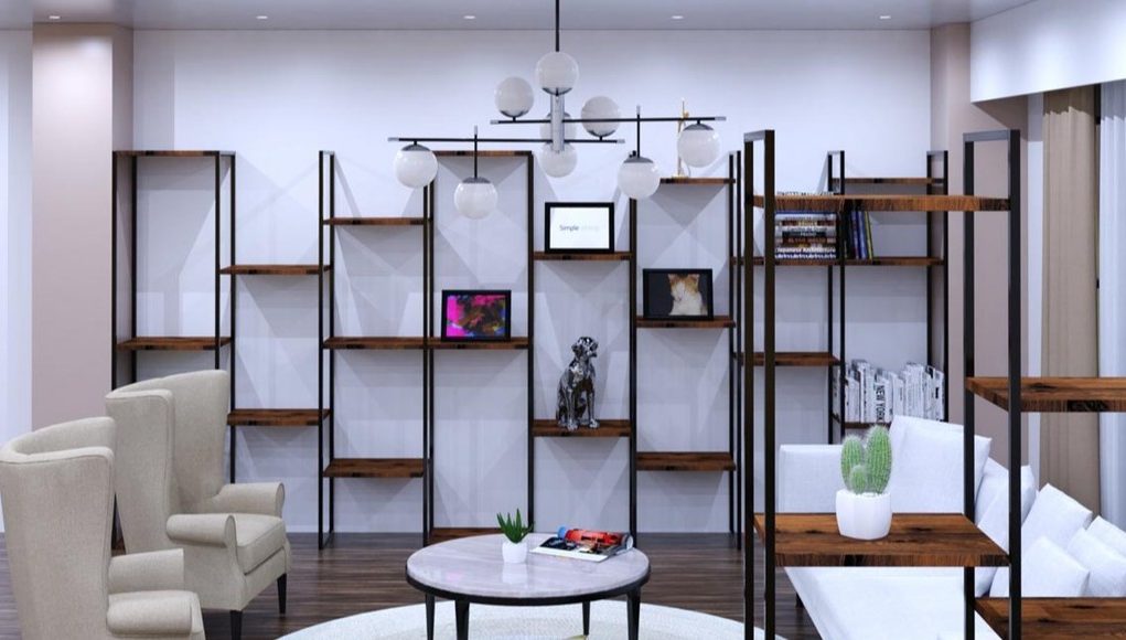 2 Living room with LED downlights