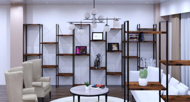 How to Cut Costs and Boost Efficiency with Smart Lighting Living room with LED downlights