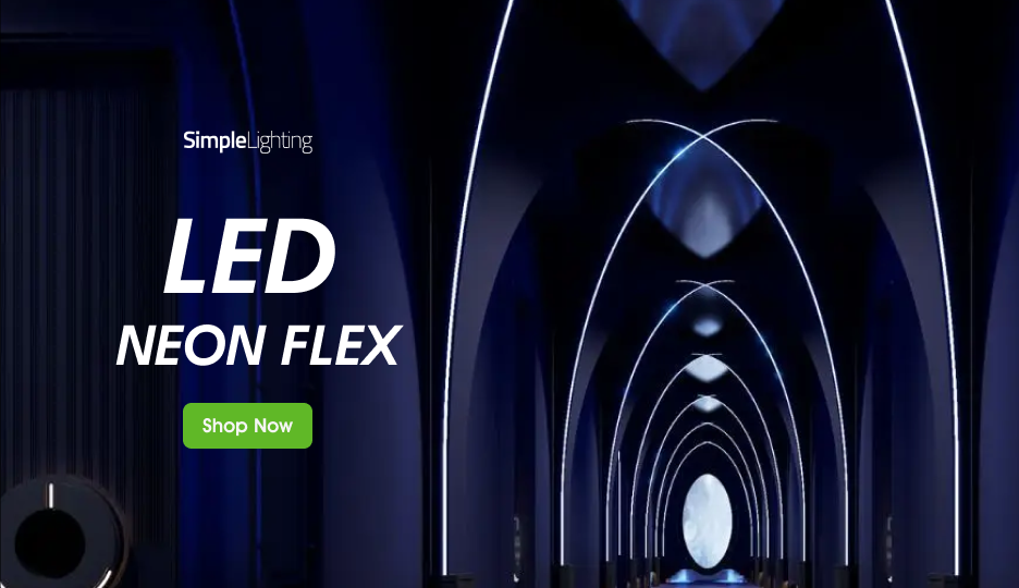 Simple Lighting LED Neon Flex Shop Now Banner