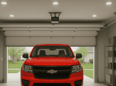 How to Install Garage Lighting Safely Grarage with LED downlights (with vehicle and open door)