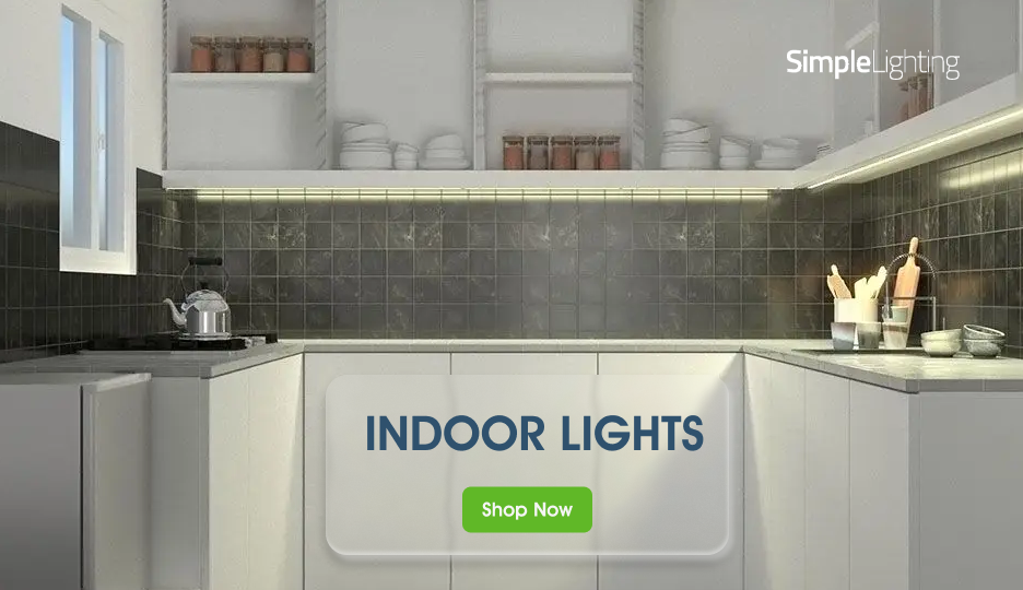 Simple Lighting Indoor Lights Shop Now Banner