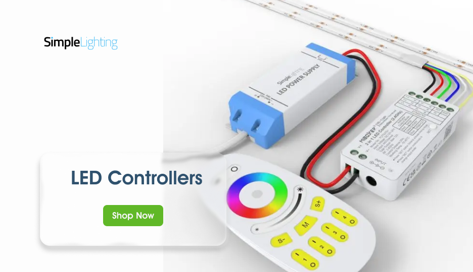 Simple Lighting LED Controllers Shop Now Banner