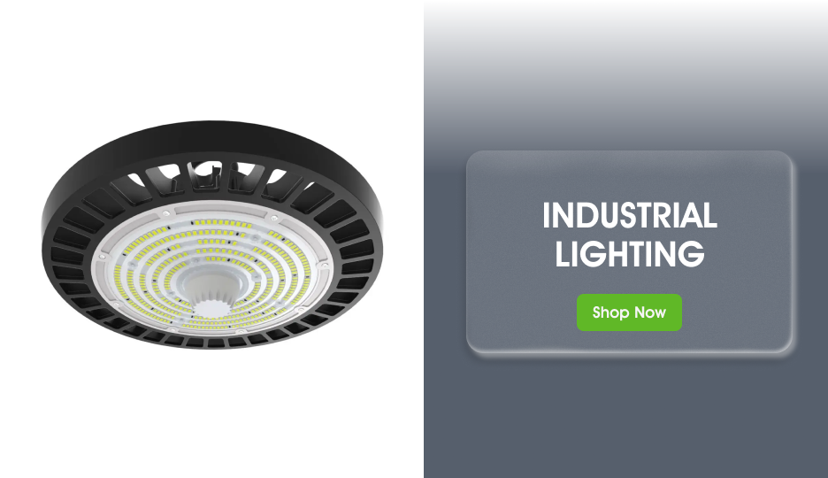 Simple Lighting Industrial Lighting Shop Now Banner