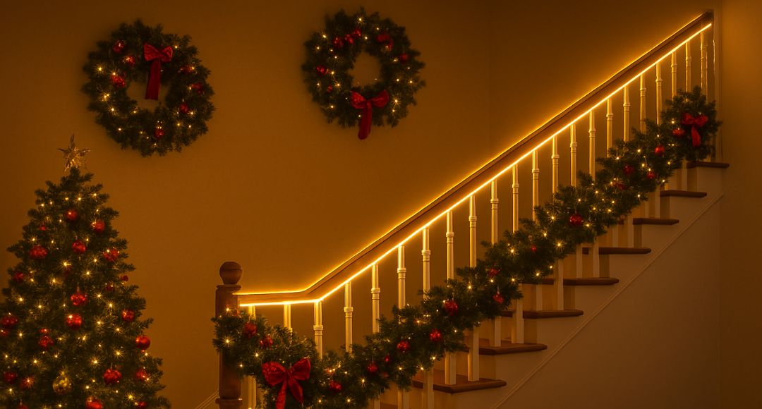 DIY Christmas Lighting Projects with LED Strip Lights
