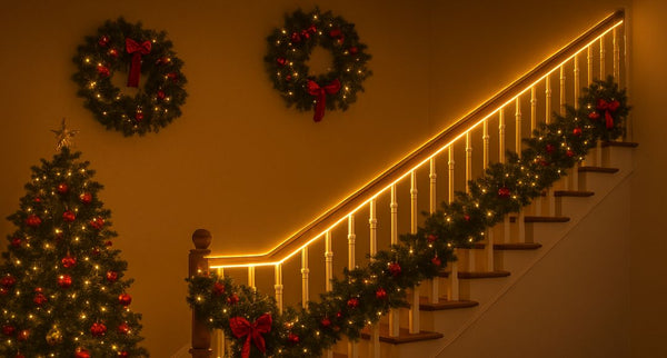 DIY Christmas Lighting Projects with LED Strip Lights