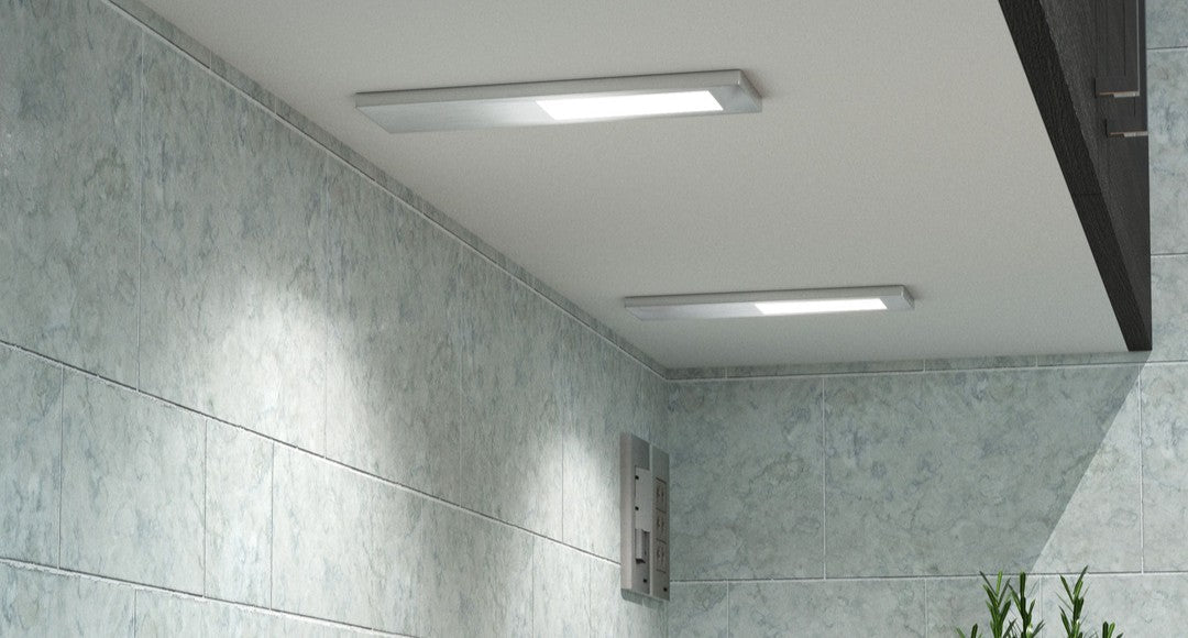 kitchen cabinets with under-cabinet lights