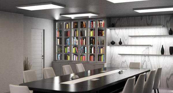 LED strips in library