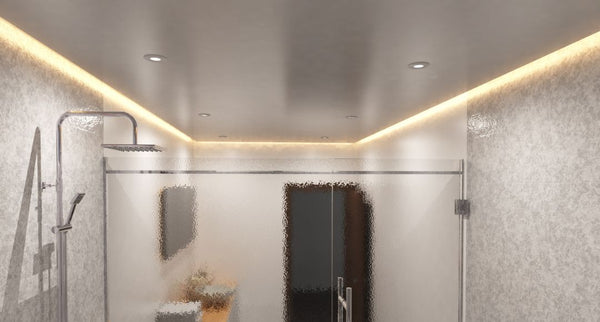 Modern Bathroom Lighting Ideas Using LED Downlights and IP-Rated LEDs