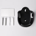 black remote holder with screws