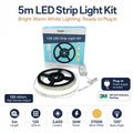 Simple Lighting - 120-5M-27K - Infographics - 5m LED Strip Light Kit