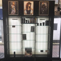 Full shot of a display cabinet with LED tapes in the back