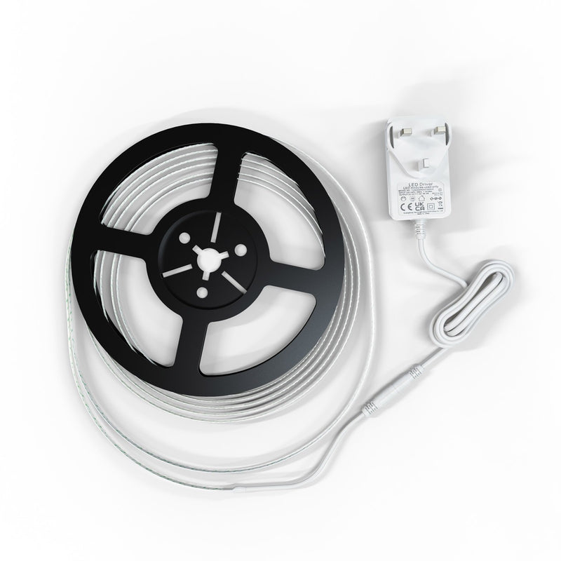 strip light with a plug in power supply