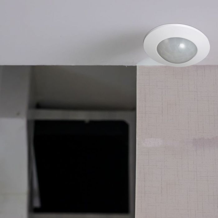 mounted white recessed PIR sensor