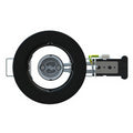 Fixed IP20 GU10 Downlight in Matt Black - 80mm (angle 4)