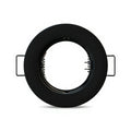 Fixed IP20 GU10 Downlight in Matt Black - 80mm (angle 5)