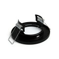 Fixed IP20 GU10 Downlight in Matt Black - 80mm (angle 3)