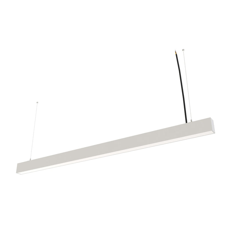 5FT (150cm) LED Linear Light  CCT Selectable, Surface or Suspended Mount, White Finish