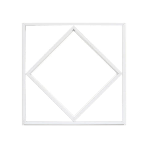 60W LED Diamond Borderline Panel 595x595mm – 6500K Cool White, Flicker-Free (Angle 1)