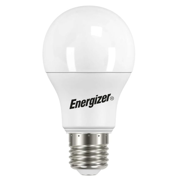 Energizer LED GLS E27 (ES) 806lm 8.5W 3,000K (Warm White), Box of 4 Close Up