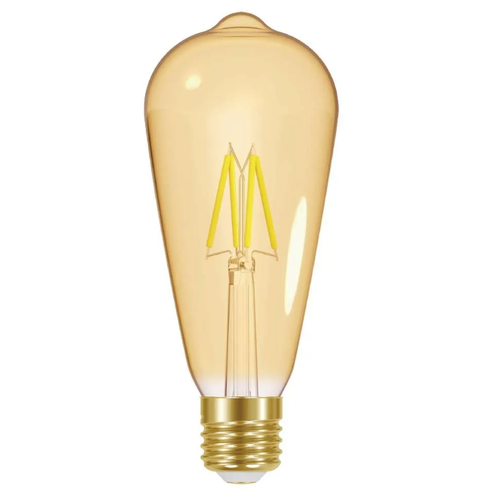 Energizer LED Filament Gold ST64 E27 (ES) 470lm 5W 2,200K (Warm White) Dimmable