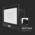 50w LED flood light with PIR sensor with feature guide