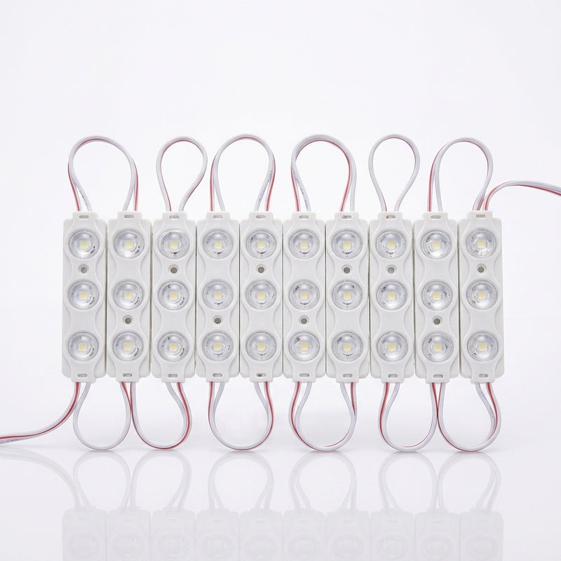 20 x Triple LED Sign Module Chain – 5.7m, 30W, 24V, IP65 - Multiple Lights (angle 1)
