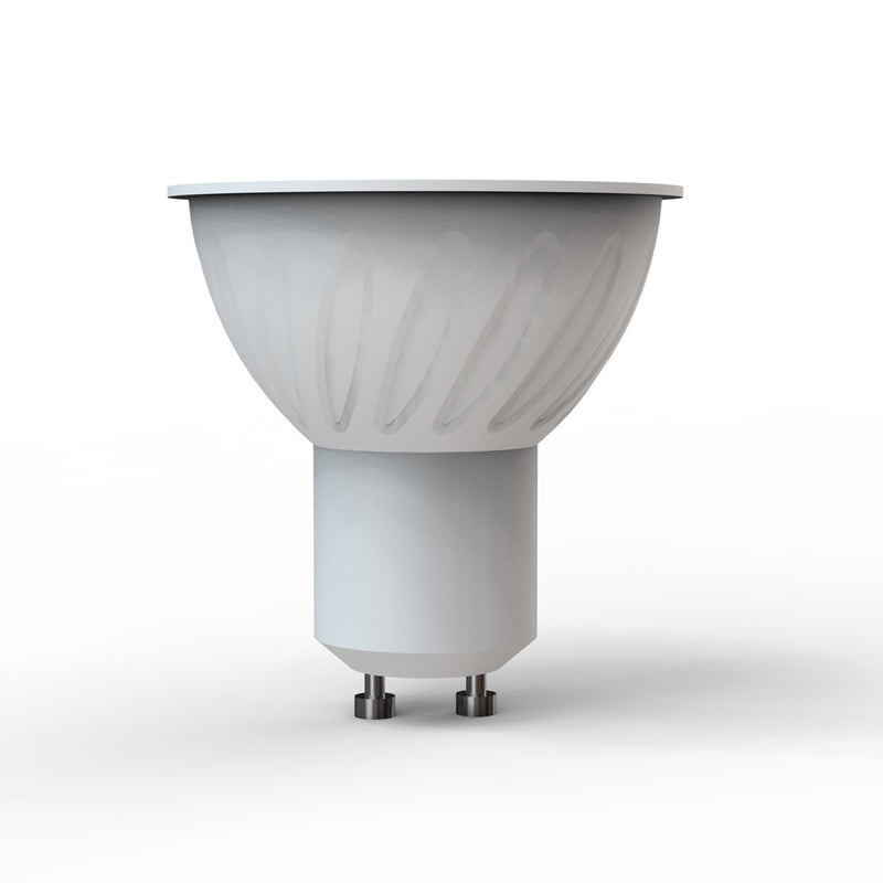 side of a white GU10 bulb