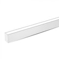 white linear LED light with cover