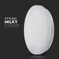 24w LED bulkhead light with milky cover