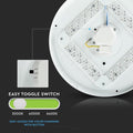 24w LED bulkhead light with toggle switch