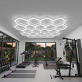 22 x Hexagon LED Light Kit - Cool White, White Finish
