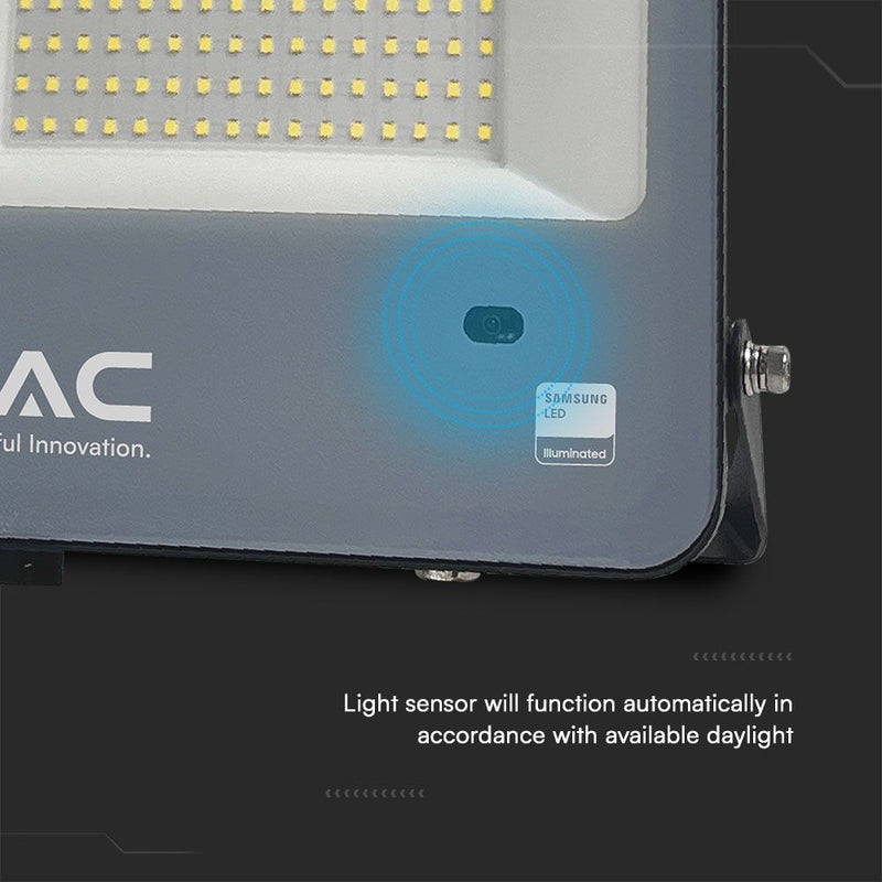 100w LED Flood Light With Photocell Sensor In Cool White