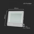 300w LED flood light with dimensions