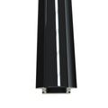 recessed black LED profile