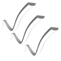 Pack of 3 bendable aluminium profile